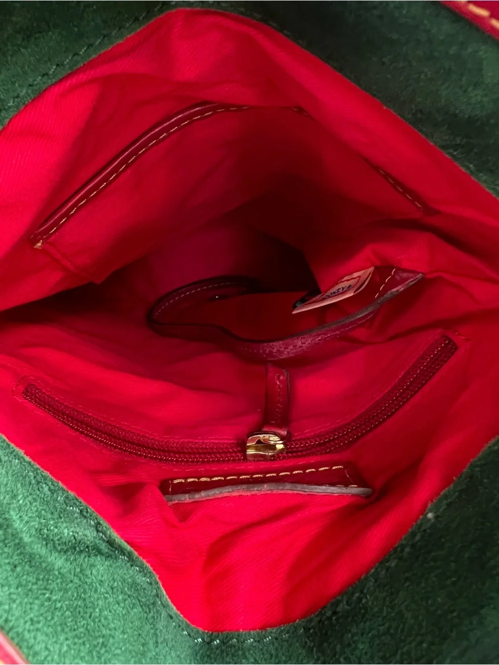 DOONEY AND BOURKE FLORENTINE MEDIUM TOGGLE CROSSBODY PURSE - Picture 8 of 12